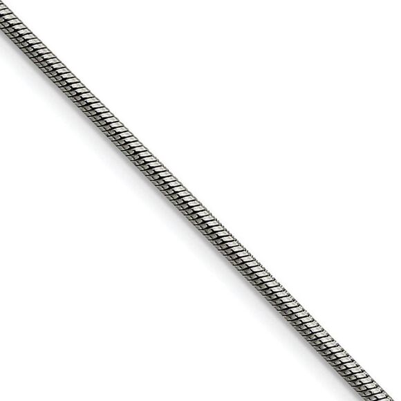 2.4mm Stainless Steel Snake Chain Necklace 20 Inch